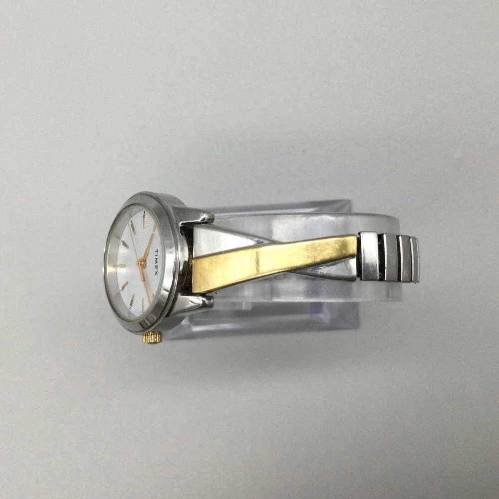 Timex Womens Watch 25mm Two Tone Expansion Bracelet TW2R98600 New Battery